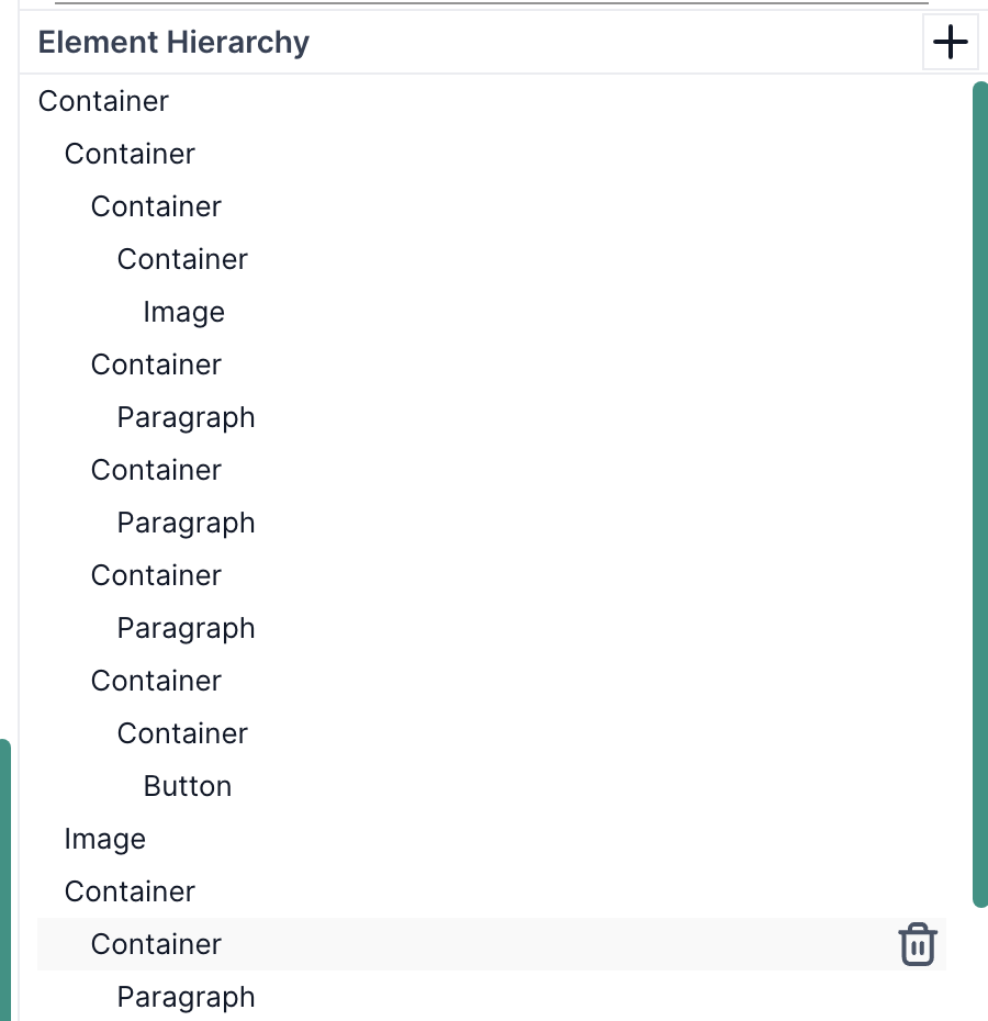 Element Heirarchy