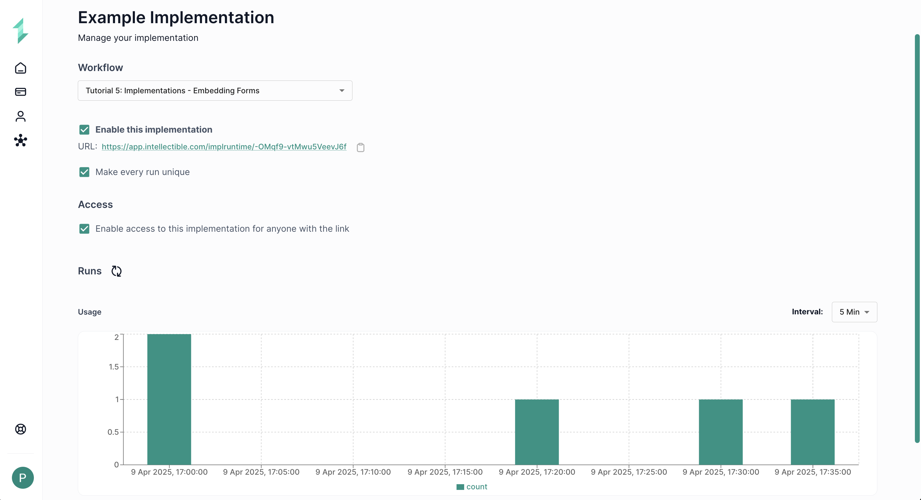 Form Implementation