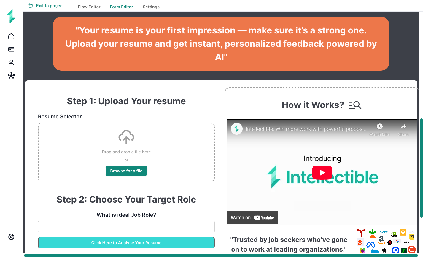 Form Implementation Second Screen