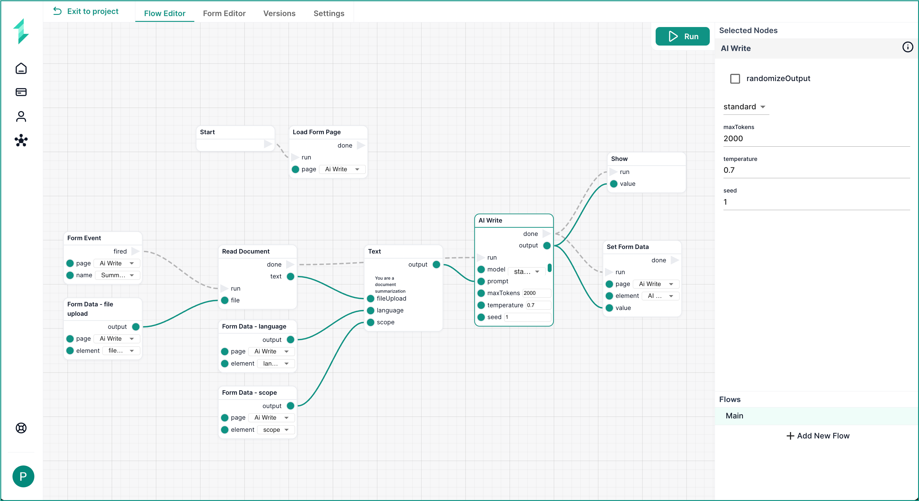 First AI Workflow