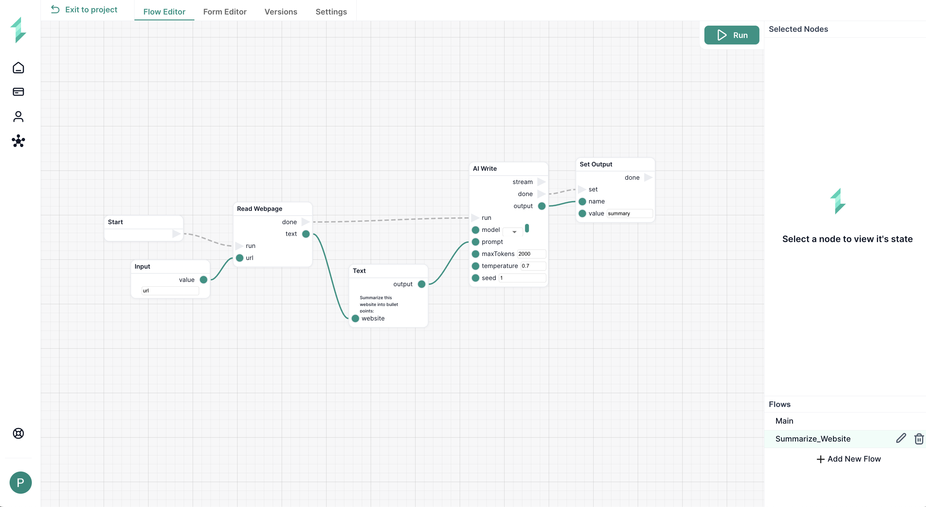 Subworkflow Example